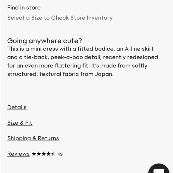 Aritzia ÉCOULEMENT dress in Sinopia - Picture 3 of 5